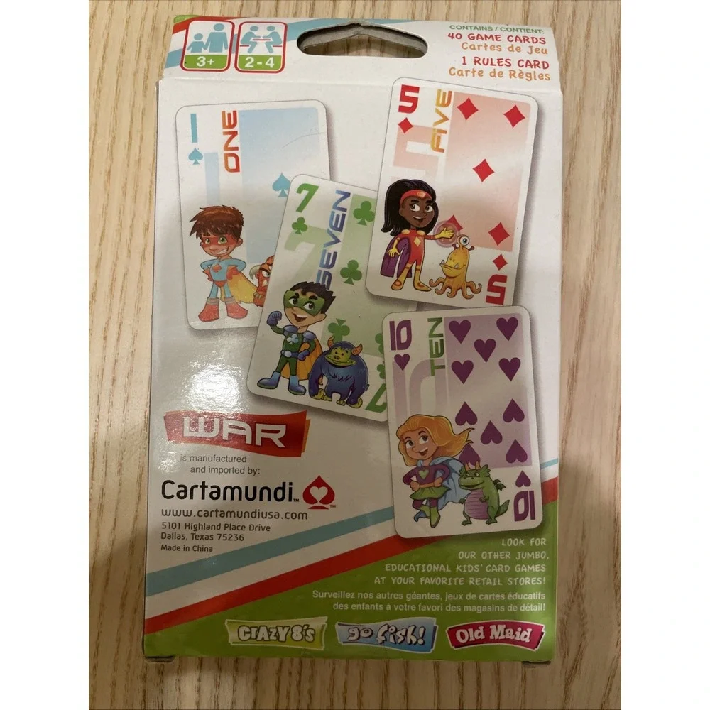 Cartamundi 2-In-1 Educational Kids Card Game  4.5